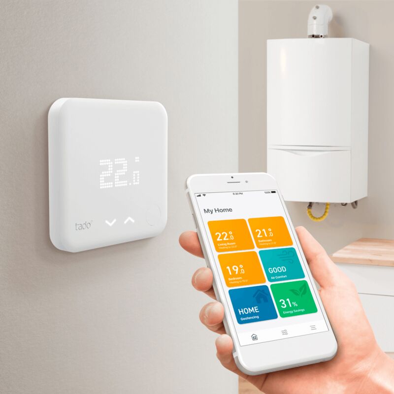 Tado thermostat and app