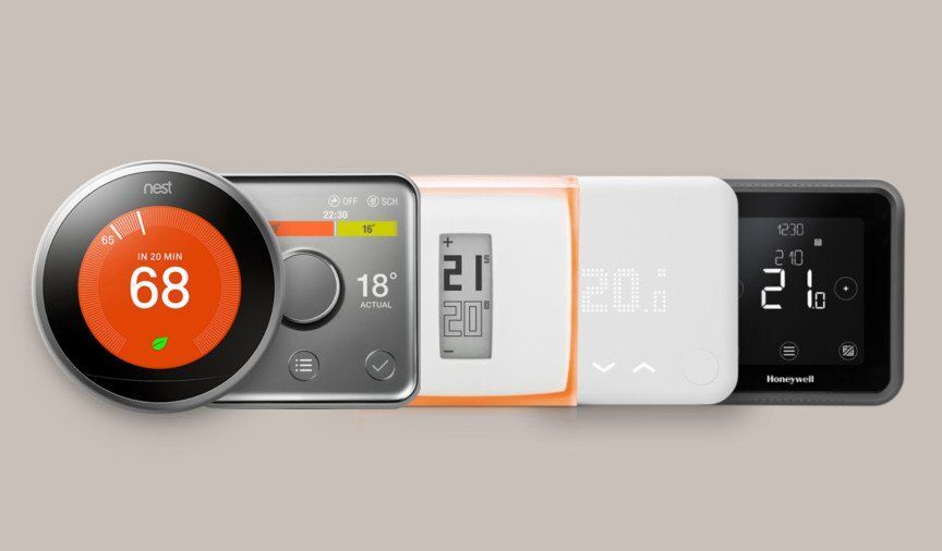 Nest, Hive, Tado and Honeywell smart thermostats
